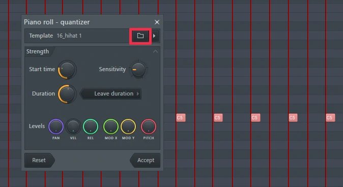 Select the folder with presets inside FL Studio Select the folder with presets inside FL Studio